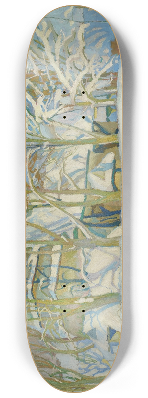 Stanisaw Kamocki - Church in Poronin 8.25 inch art skate deck