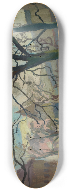 Stanisaw Kamocki - Theme from the Planty Park in Krakow 8.25 inch art skate deck