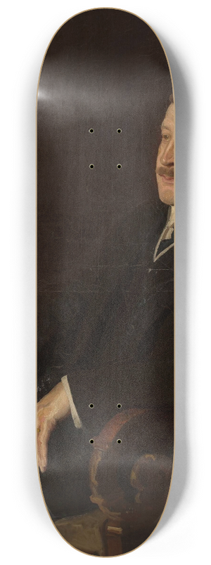 Stanisaw Lentz - Portrait of Marian Sokoowski 8.25 inch art skate deck Stanisaw Lentz - Portrait of Marian Sokoowski 8.25 inch art skate deck