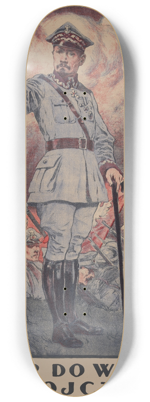 Stanisaw Sawiczewski - Wstp do wojska, bro ojczyzny 8.25 inch art skate deck