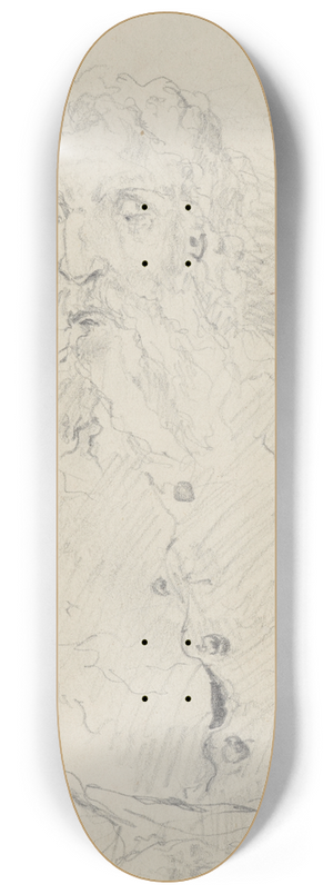 Stanisaw Wyspiaski - Copy of a male character from Jan Matejkos composition 8.25 inch art skate deck