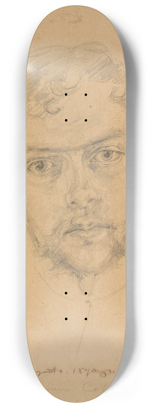 Stanisaw Wyspiaski - Portret wasny artysty 8.25 inch art skate deck Stanisaw Wyspiaski - Portret wasny artysty 8.25 inch art skate deck