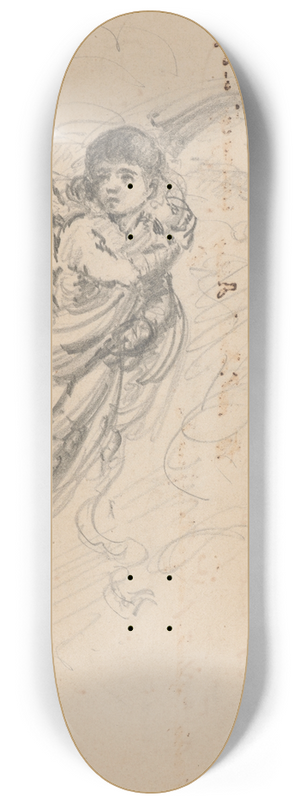 Stanisaw Wyspiaski - Sketch of an angel 8.25 inch art skate deck