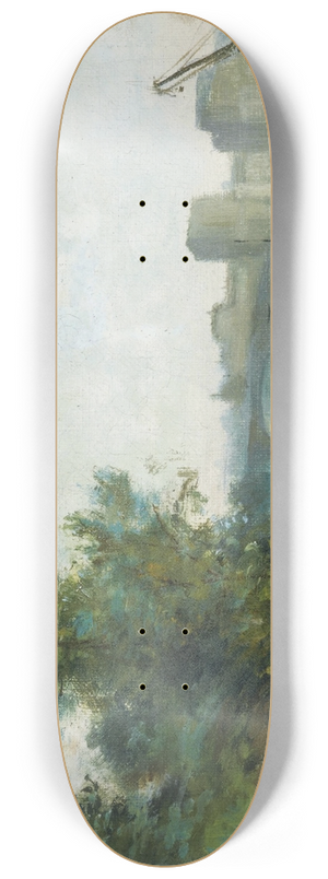 Stanislas Lpine - La Seine au pont de Neuilly 8.25 inch art skate deck