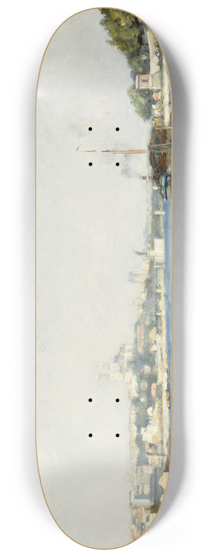 Stanislas Lpine - La Seine,  Passy 8.25 inch art skate deck