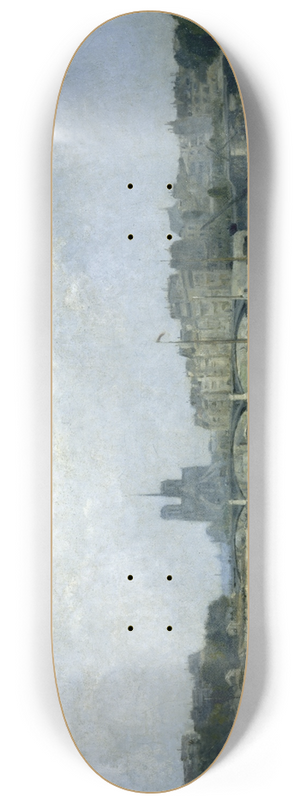 Stanislas Lpine - Lle de la Cit et lle Saint-Louis, vues du pont dAusterlitz 8.25 inch art skate deck Stanislas Lpine - Lle de la Cit et lle Saint-Louis, vues du pont dAusterlitz 8.25 inch art skate deck