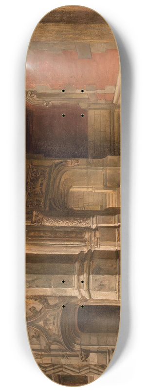 Stefan Bakaowicz - Cloister At The Blois Castle 8.25 inch art skate deck