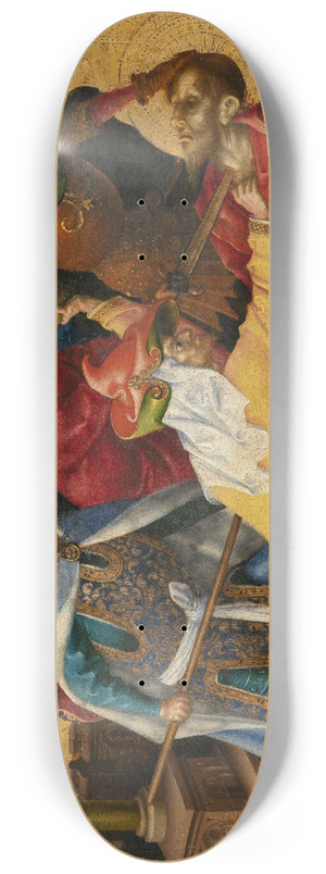 Stefan Lochner - Martyrdom of St Thomas 8.25 inch art skate deck