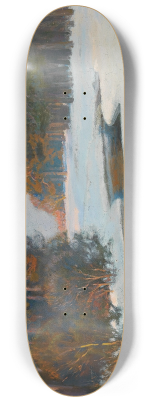 Stefan Popowski - Winter Landscape in the Evening Light 8.25 inch art skate deck