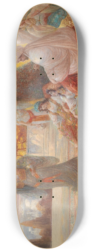 Stephan Sedlacek - Orientalische Haremsszene 8.25 inch art skate deck
