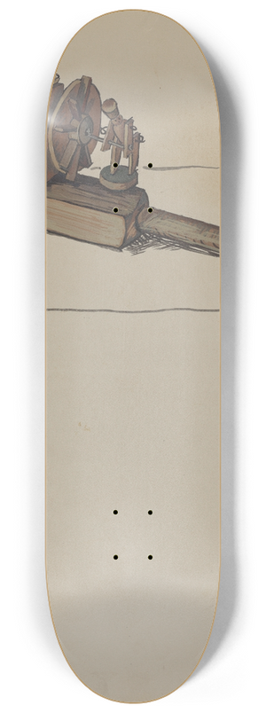 Stewart Wheeler - Pa. German Whistle 8.25 inch art skate deck