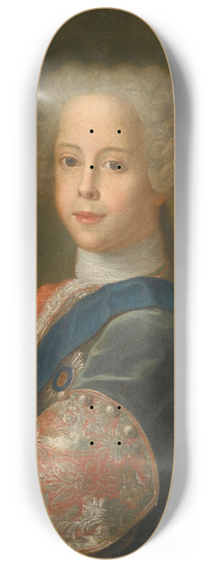 Studio of Antonio David - Portrait Of PrinceHenry Benedict Stuart, Later Cardinal York (1725-1807) 8.25 inch art skate deck
