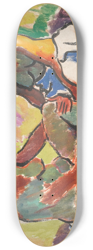 Arthur Segal - Badende (Bathers) 8.25 inch art skate deck