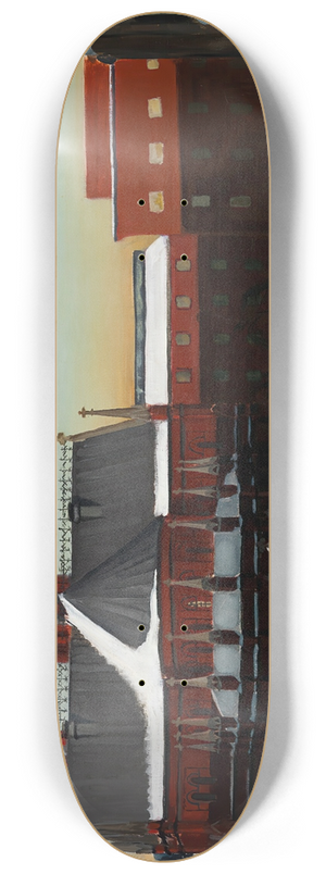 Sulho Sipil - Johanneksen kirkko, Helsinki 8.25 inch art skate deck