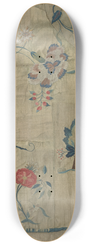 Suzanne Chapman - Crewel Embroidery 8.25 inch art skate deck