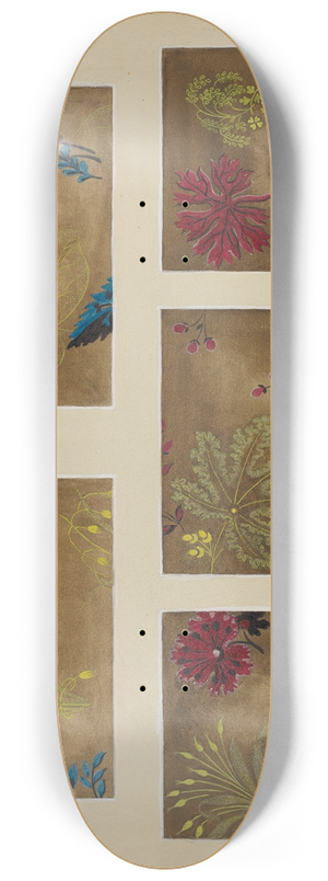 Suzanne Roy - Printed Textiles 8.25 inch art skate deck