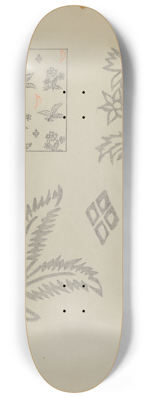 Suzanne Roy - Textile 8.25 inch art skate deck