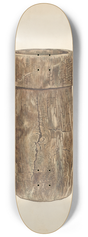 Arthur Stewart - Lead Miners Wooden Bucket 8.25 inch art skate deck