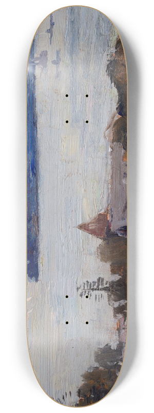 Arthur Streeton - Sydney Harbour from Penshurst (Cremorne) 8.25 inch art skate deck