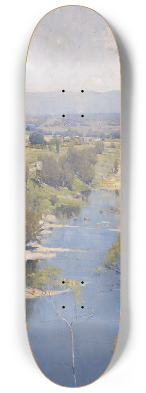 Arthur Streeton - The purple noons transparent might 8.25 inch art skate deck