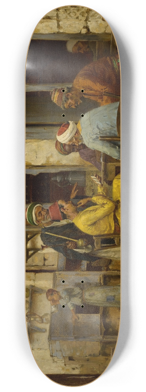 Arthur Von Ferraris - The Domino Players 8.25 inch art skate deck