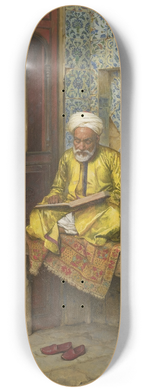 Arthur Von Ferraris - The Learned Man of Cairo 8.25 inch art skate deck
