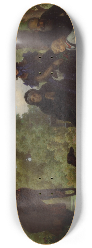Artur Grottger - In the Saxon Garden 8.25 inch art skate deck