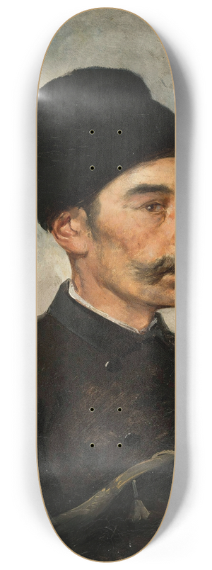 Tadeusz Ajdukiewicz - Study of a hunter 8.25 inch art skate deck