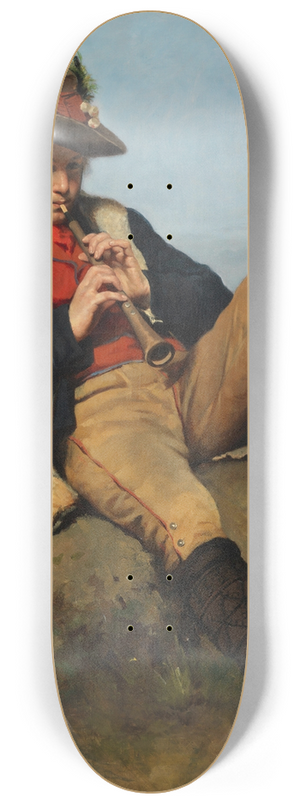 Tadeusz Ajdukiewicz - The shepherd boy 8.25 inch art skate deck