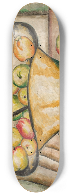Tadeusz Makowski - Basket with apples 8.25 inch art skate deck Tadeusz Makowski - Basket with apples 8.25 inch art skate deck