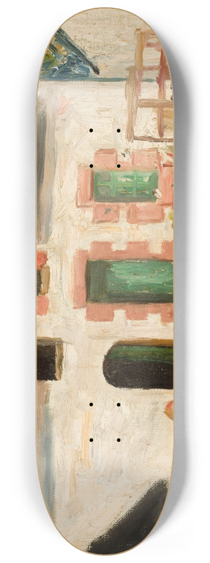 Tadeusz Makowski - Dziecko przed domem 8.25 inch art skate deck