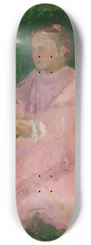 Tadeusz Makowski - Dziewczynka w rowej sukience 8.25 inch art skate deck Tadeusz Makowski - Dziewczynka w rowej sukience 8.25 inch art skate deck