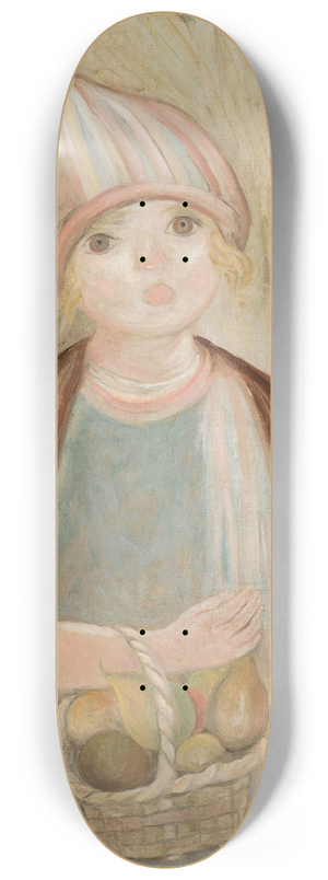 Tadeusz Makowski - Dziewczynka z koszykiem gruszek 8.25 inch art skate deck Tadeusz Makowski - Dziewczynka z koszykiem gruszek 8.25 inch art skate deck