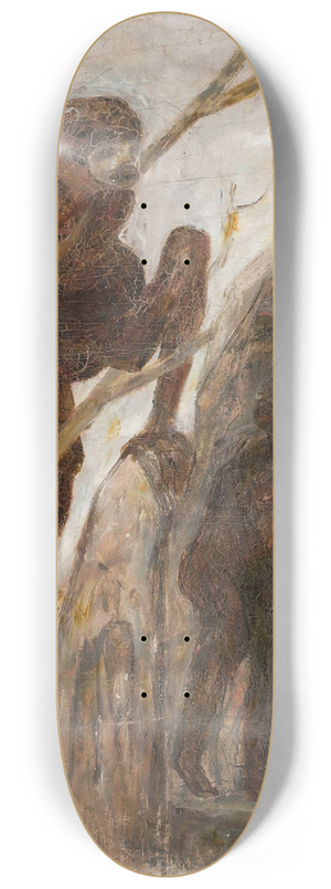 Tadeusz Makowski - Landscape with a monkey 8.25 inch art skate deck