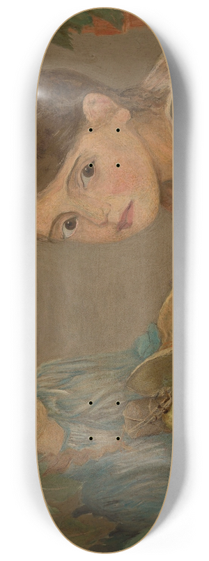 Tadeusz Makowski - Little girls with grapes 8.25 inch art skate deck Tadeusz Makowski - Little girls with grapes 8.25 inch art skate deck