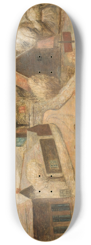 Tadeusz Makowski - Norman landscape (Breuilpont) 8.25 inch art skate deck Tadeusz Makowski - Norman landscape (Breuilpont) 8.25 inch art skate deck