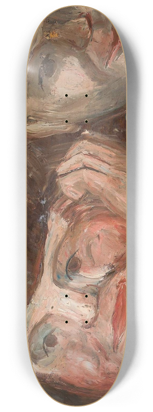 Tadeusz Makowski - Two children 8.25 inch art skate deck Tadeusz Makowski - Two children 8.25 inch art skate deck