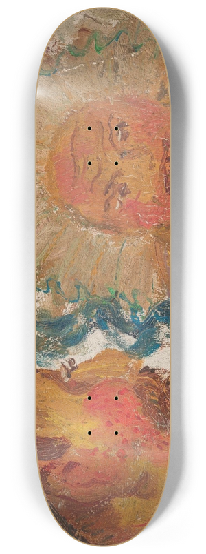 Tadeusz Makowski - Two heads 8.25 inch art skate deck