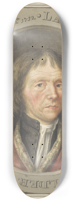 Tako Hajo Jelgersma - Portret van de schilder Lambert van Straaten 8.25 inch art skate deck