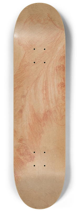 Tanzio da Varallo - Landscape with Mountains 8.25 inch art skate deck