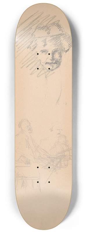 tefan Polkorb - Sketchbook with nudes 8.25 inch art skate deck