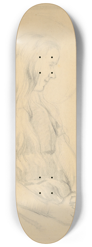 tefan Polkorb - Study for a Saint 8.25 inch art skate deck