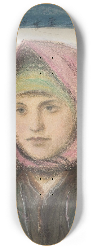 Teodor Axentowicz - Highlander woman 8.25 inch art skate deck Teodor Axentowicz - Highlander woman 8.25 inch art skate deck