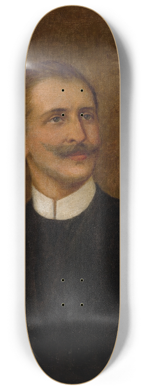 Teodor Axentowicz - Portrait of a Man 8.25 inch art skate deck Teodor Axentowicz - Portrait of a Man 8.25 inch art skate deck