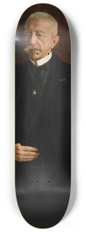 Teodor Axentowicz - Portrait of Wiktor Osawski 8.25 inch art skate deck Teodor Axentowicz - Portrait of Wiktor Osawski 8.25 inch art skate deck