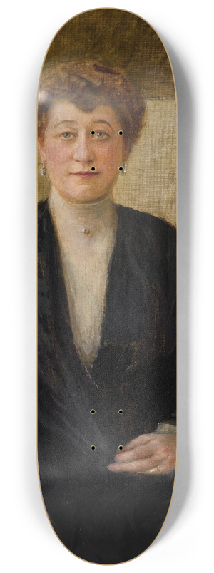 Teodor Axentowicz - Portrait of Zofia Doliska ne Niesioowska 8.25 inch art skate deck