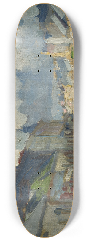 Teodor Jozef Mousson - Hlavn ulica v Michalovciach 8.25 inch art skate deck