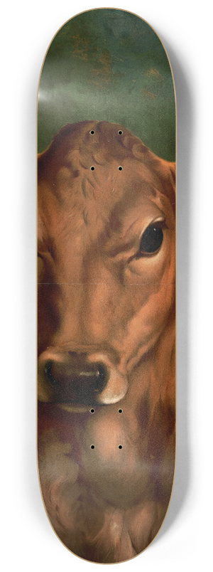 Thaddeus Welch - Calfs Head 8.25 inch art skate deck