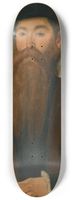 The Master of the 1540s - Portrait Of A Gentleman 8.25 inch art skate deck The Master of the 1540s - Portrait Of A Gentleman 8.25 inch art skate deck