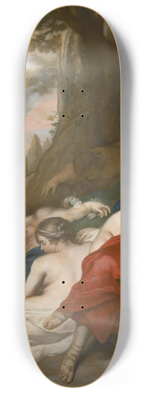 Theodoor van Thulden - Venus And Adonis 8.25 inch art skate deck